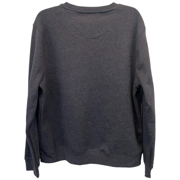 Medium - LEE - Men's CLASSIC FIT Gray Charcoal Sweatshirt Pocket UPF 50 NEW - Picture 2 of 4